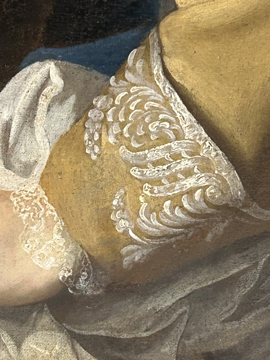 18th-century French School Portrait Of An Adolescent Louis XV After J-b Van Loo H 88 Cm-photo-4