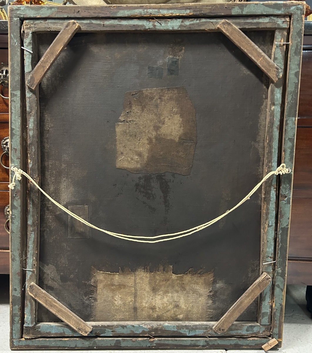 18th-century French School Portrait Of An Adolescent Louis XV After J-b Van Loo H 88 Cm-photo-8