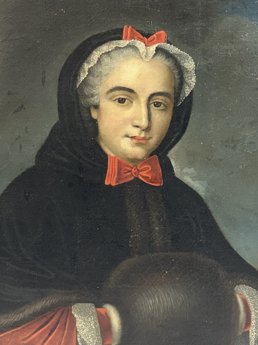 Late 18th Century Oil On Canvas - Portraits-photo-3