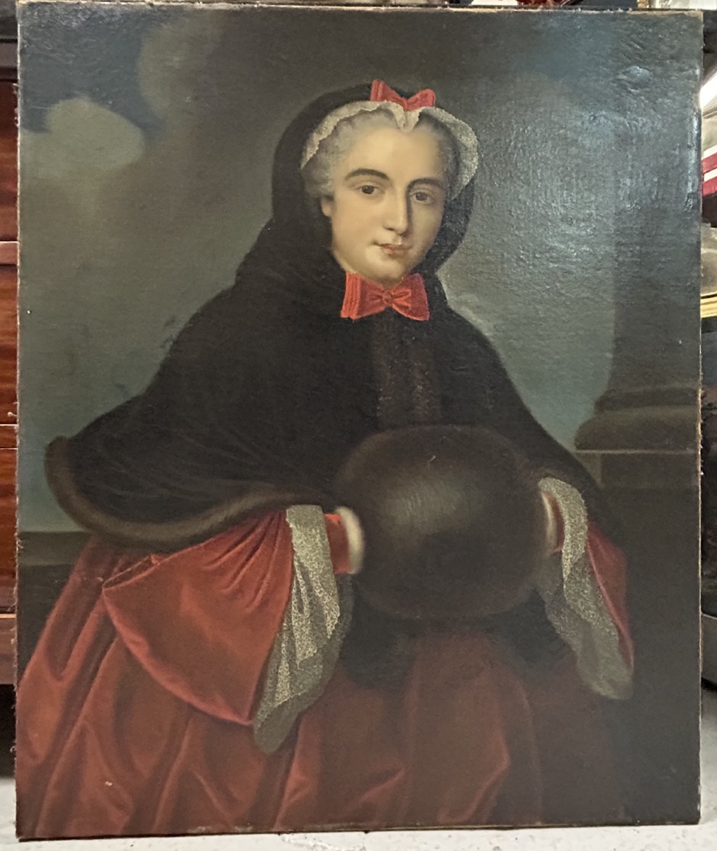 Late 18th Century Oil On Canvas - Portraits-photo-7
