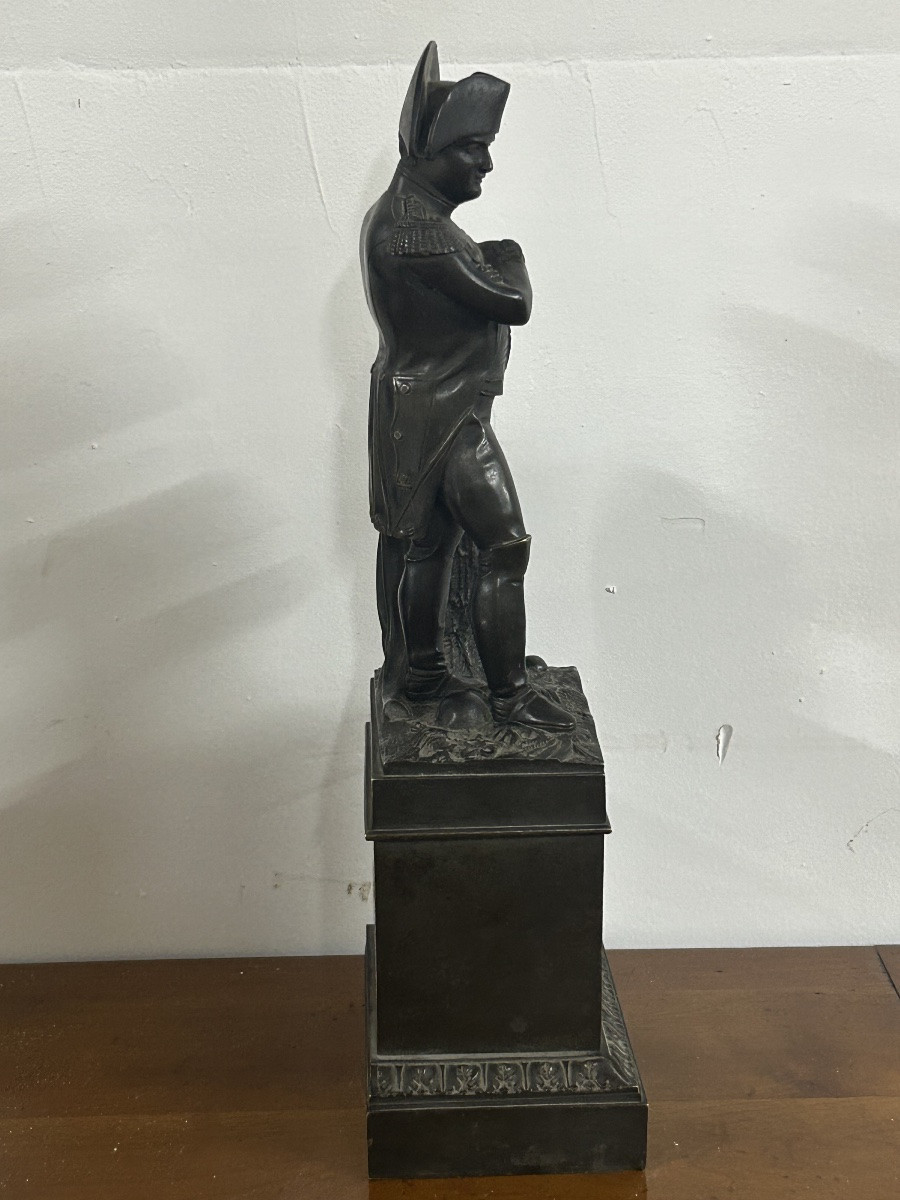 Ancien bronze de bibliothèque Napoléon Bonaparte - Napoléon 1er Empire époque vers 1840 - 50-photo-4