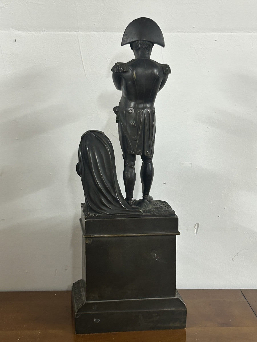 Ancien bronze de bibliothèque Napoléon Bonaparte - Napoléon 1er Empire époque vers 1840 - 50-photo-1