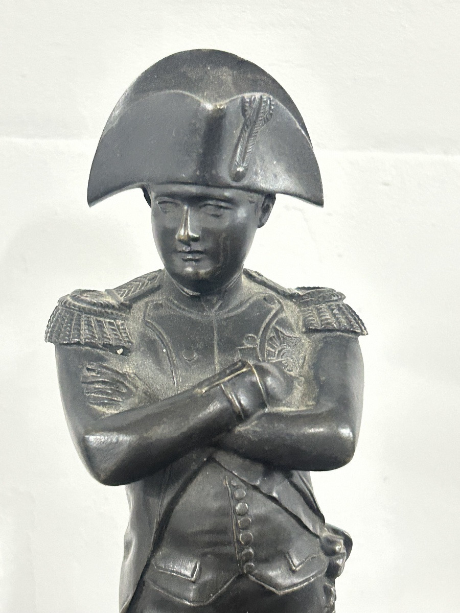 Ancien bronze de bibliothèque Napoléon Bonaparte - Napoléon 1er Empire époque vers 1840 - 50-photo-3