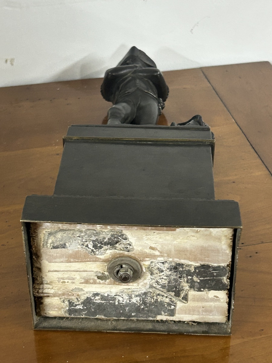 Ancien bronze de bibliothèque Napoléon Bonaparte - Napoléon 1er Empire époque vers 1840 - 50-photo-7