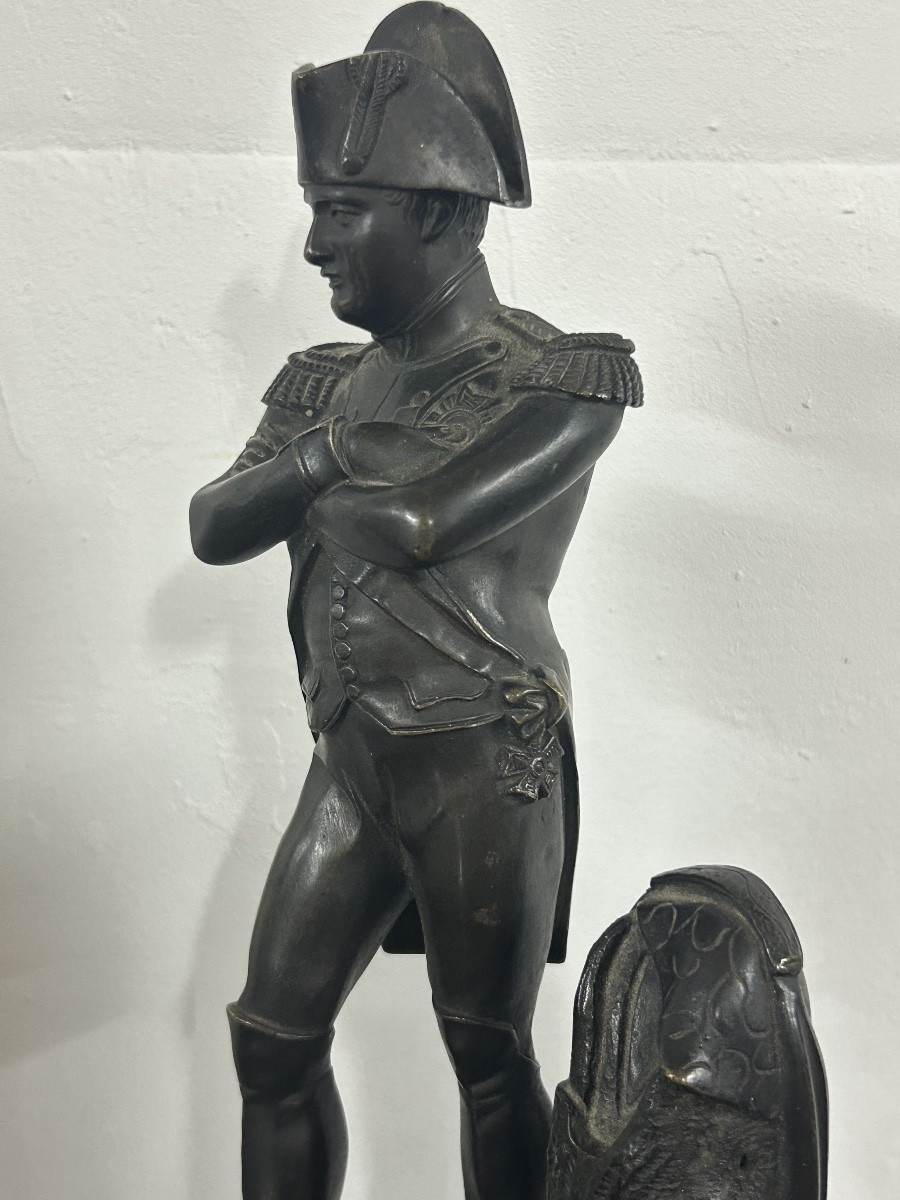 Ancien bronze de bibliothèque Napoléon Bonaparte - Napoléon 1er Empire époque vers 1840 - 50-photo-8