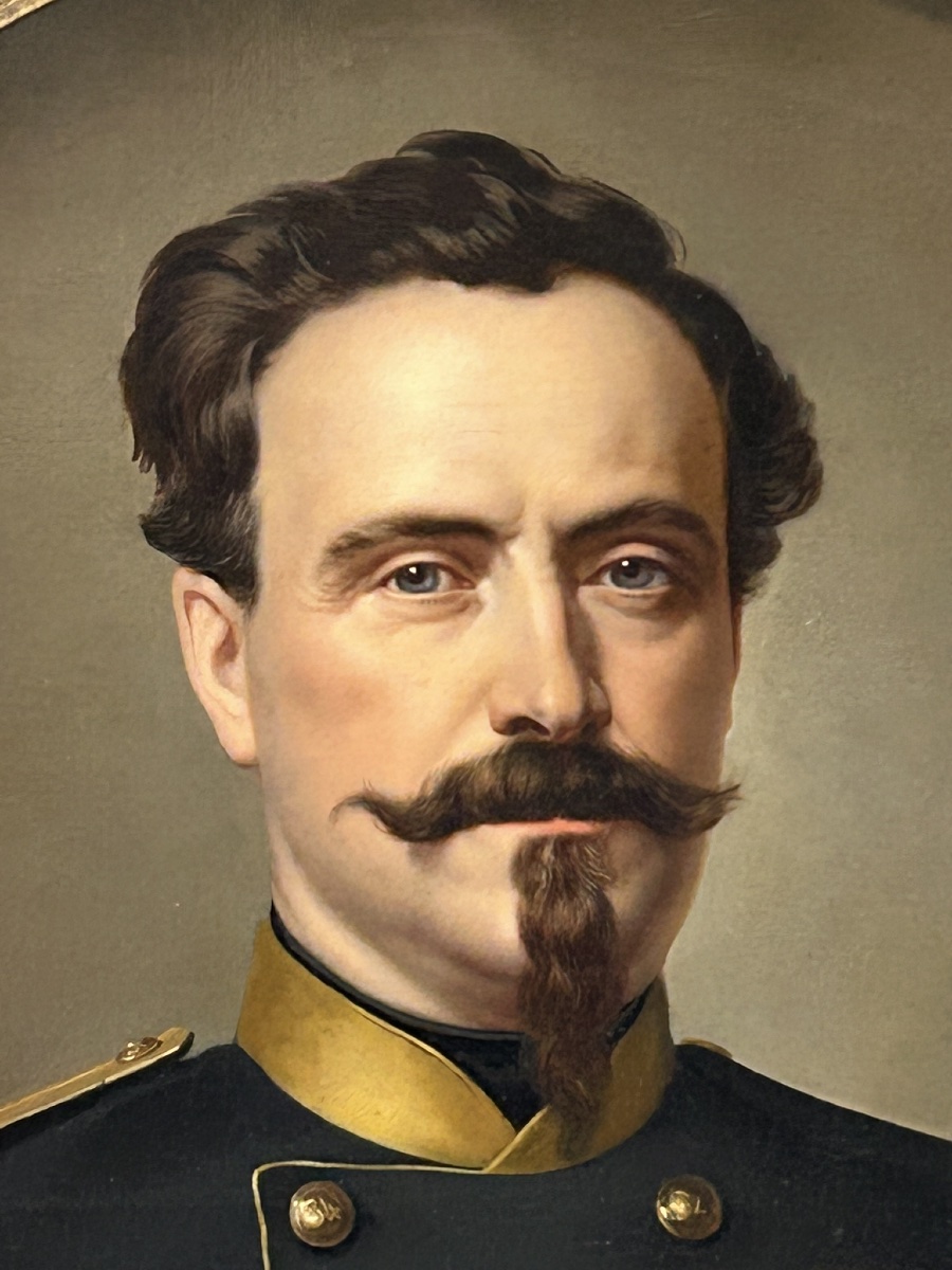 Portrait d’officier militaire à la légion d’honneur du second empire vers 1850 Napoléon III -photo-3