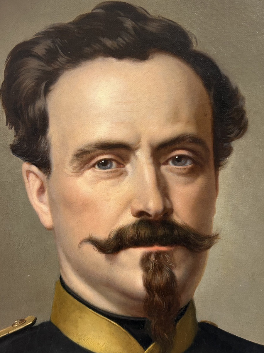 Portrait d’officier militaire à la légion d’honneur du second empire vers 1850 Napoléon III -photo-4