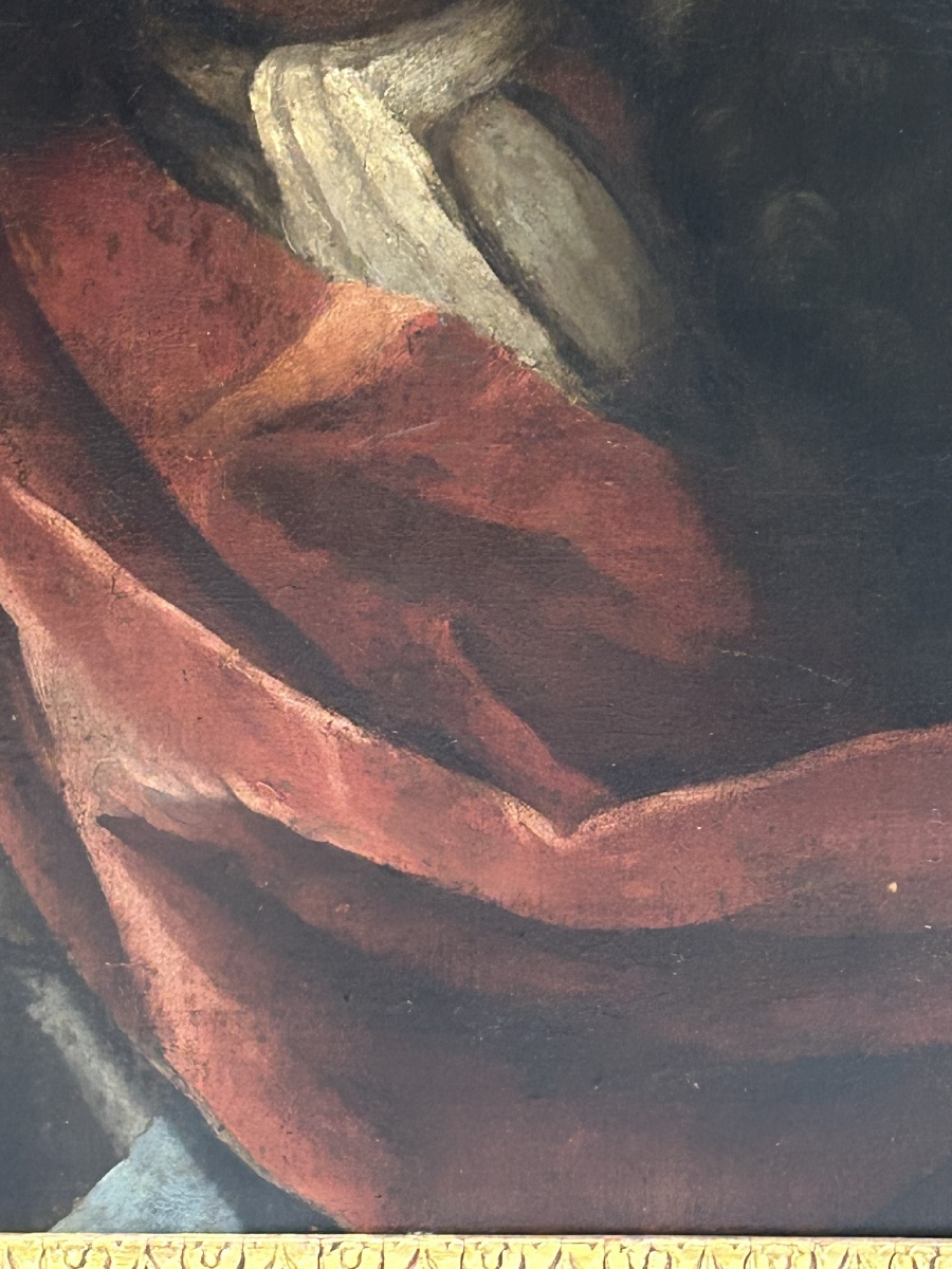 Portrait en cuirasse de John Churchill, Duc de Marlborough (1650-1722) huile / toile XVIIIème -photo-1