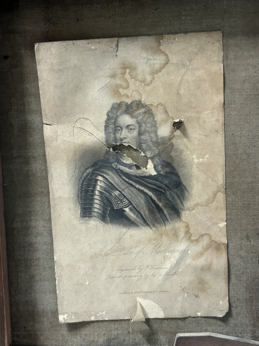 Portrait en cuirasse de John Churchill, Duc de Marlborough (1650-1722) huile / toile XVIIIème -photo-8