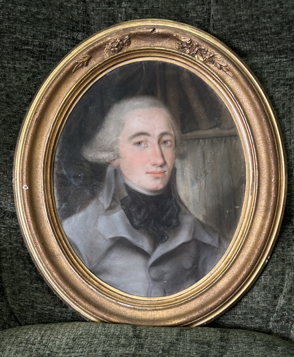 Late 18th Century - Directoire - Late Louis XVI Pastel Portrait Of A Man-photo-4