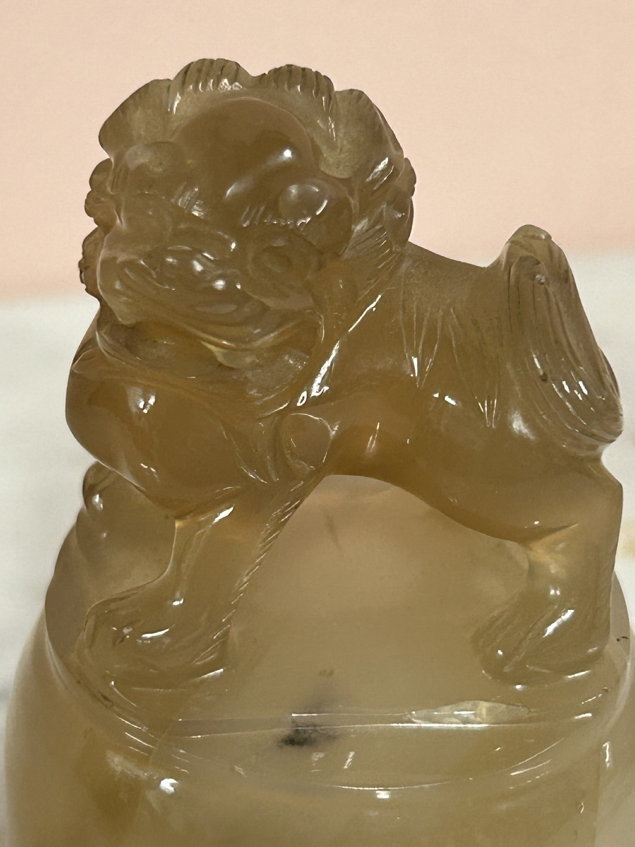 Agate Tripod Perfume Burner And Lid China Circa 1940-50 - Chinese H 17 Cm-photo-7