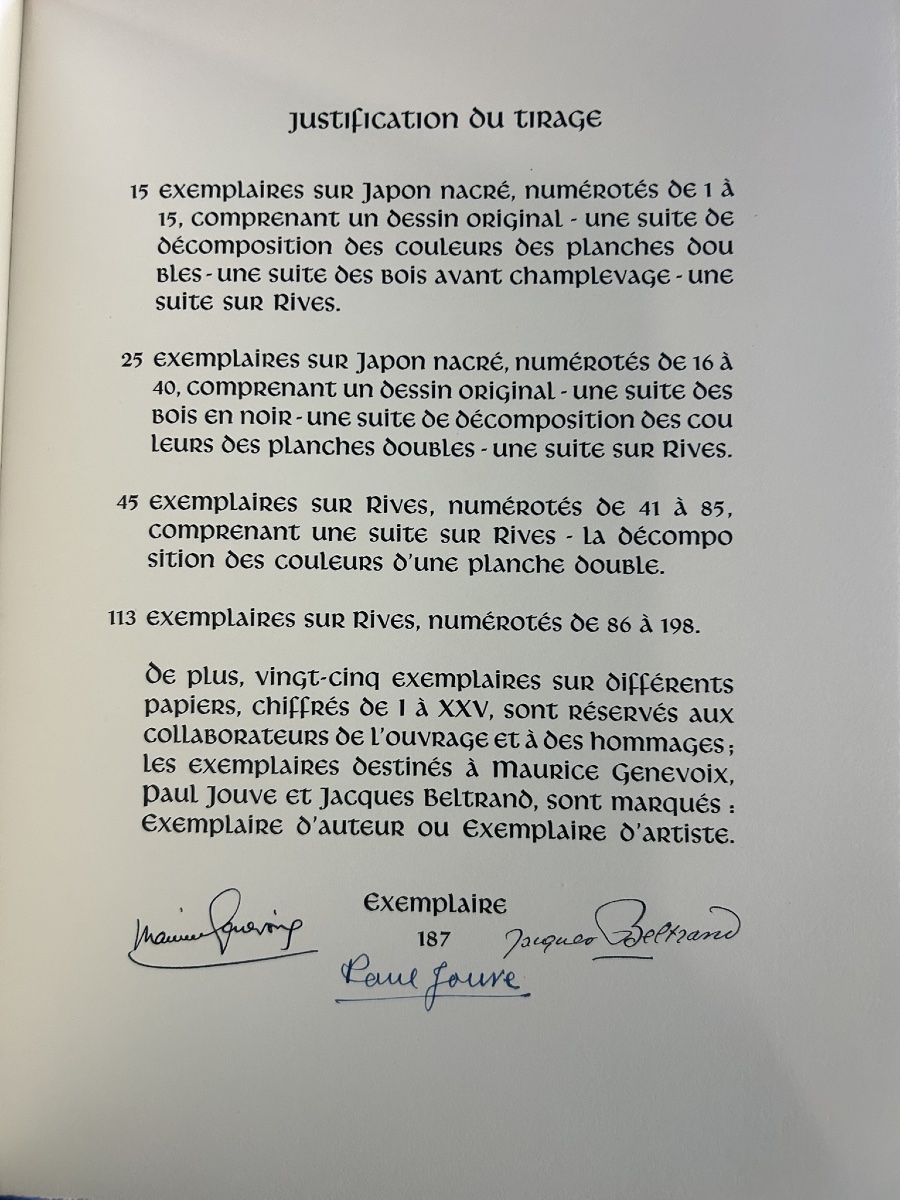 Paul Jouve- Maurice Genevoix - Le roman de Renard en deux volumes éditions Vialetay vers 1958 -photo-2