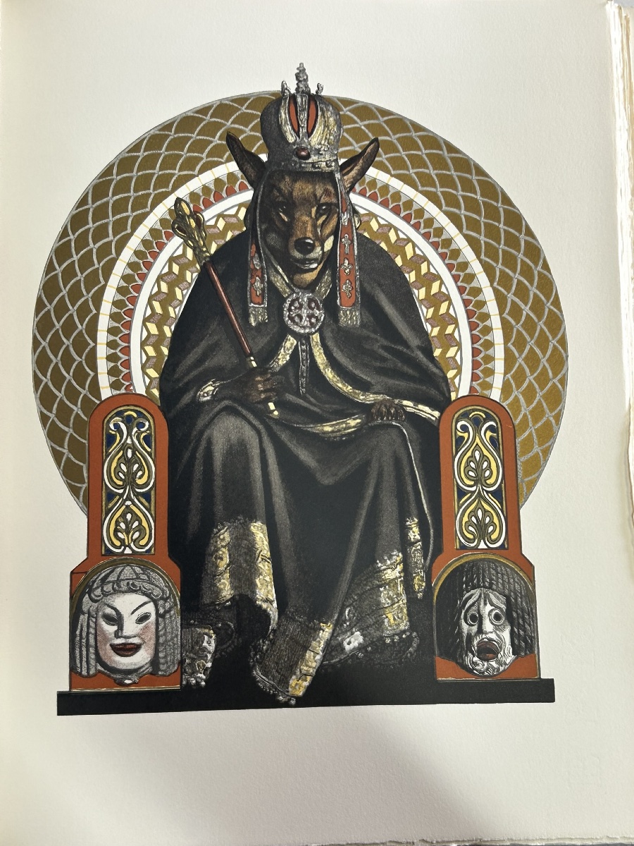 Paul Jouve- Maurice Genevoix - Le roman de Renard en deux volumes éditions Vialetay vers 1958 -photo-5