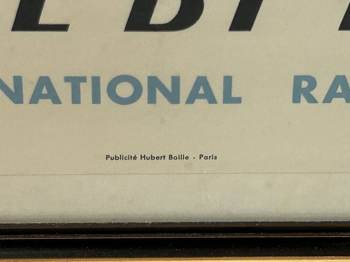 Affiche ancienne de voyage Française Paris société Nationale des Chemins de fer 1962-photo-7
