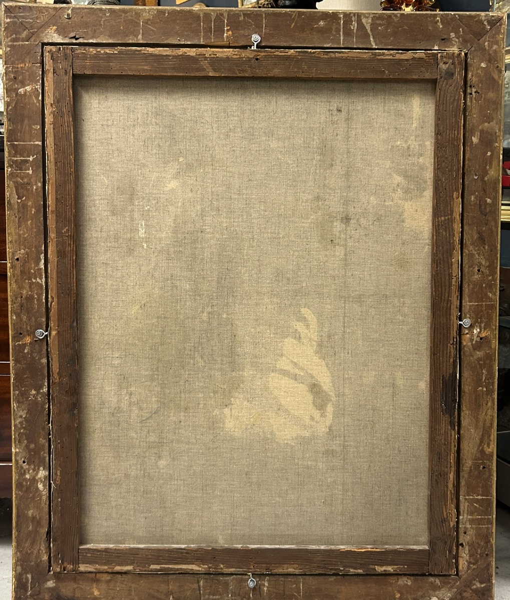 Caillat Antoine (1765 -?) Beautiful Portrait Of M Grangier Silk Maker From Lyon Signed And Dated 1785 In Lyon.-photo-8