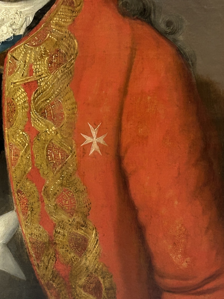 Portrait Of A Grand Master - Knight Of The Order Of Malta-croix De Malte Pinxit Lindner 1769-photo-2
