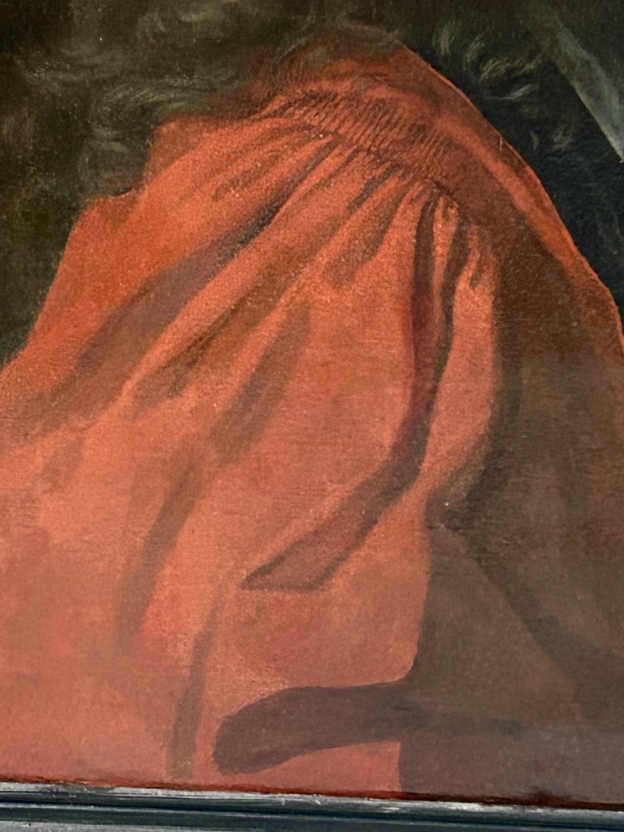 18th Century French School Portrait Of A Magistrate Oil On Canvas H 83 Cm-photo-2