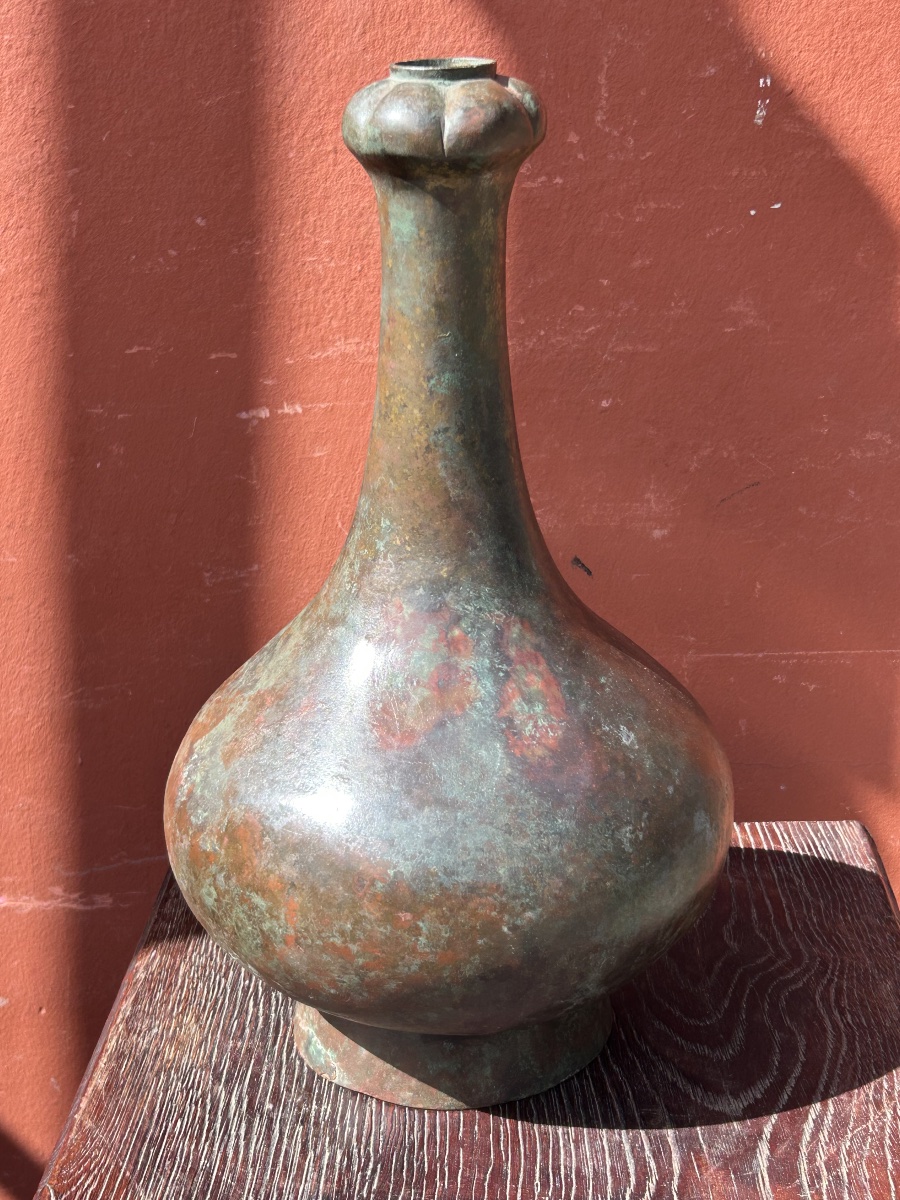 Rare vase rituel en bronze archaïque  Chine dynastie HAN ( 206 AV. JC-220 AP.JC) Chinese -photo-6