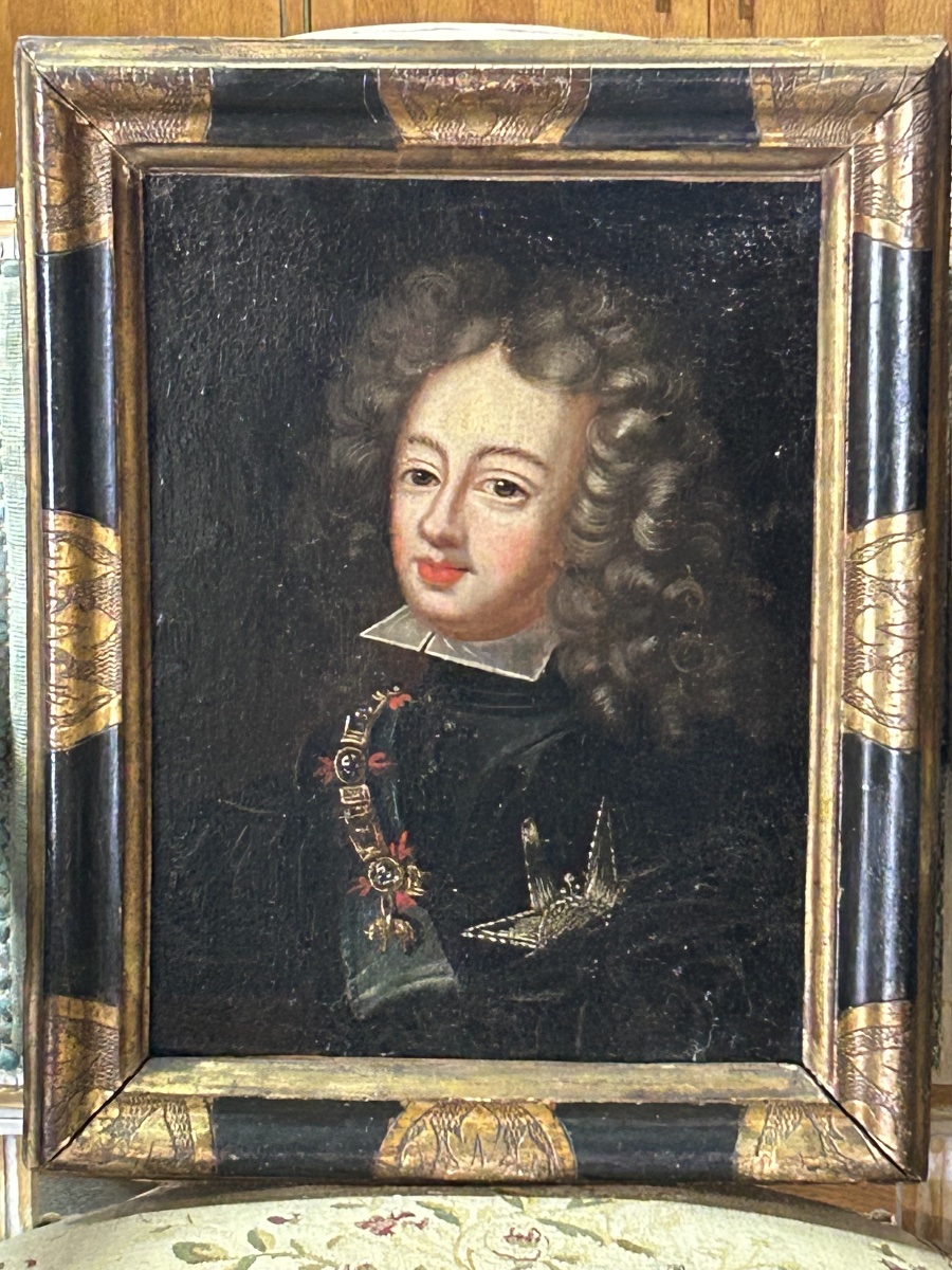 Ècole Française du XVIIIème portrait de Philippe V d’Espagne (1683-1746) huile sur toile -photo-5