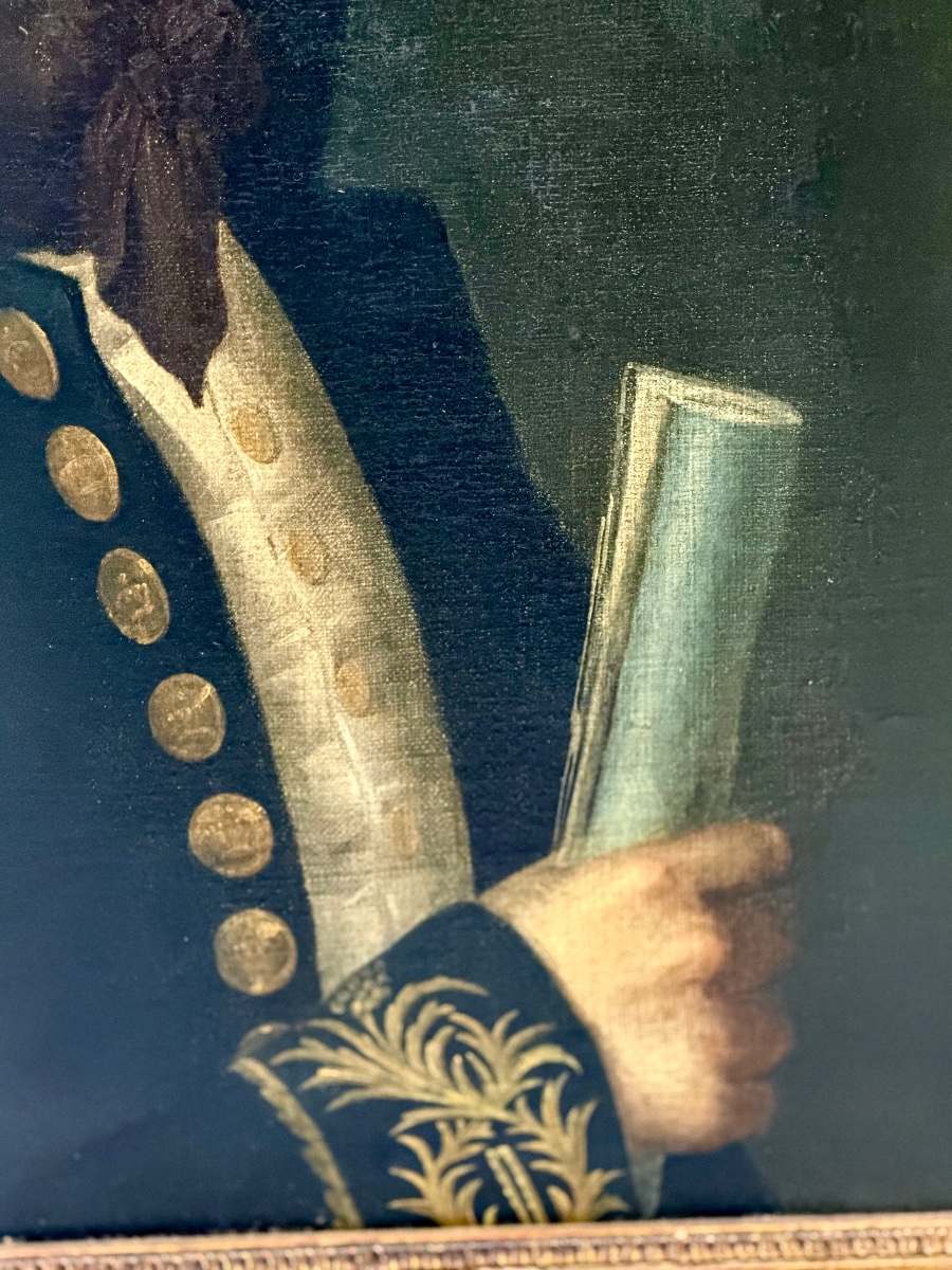 Portrait d’un diplomate ou de fonctionnaire en buste d’époque début XIXème empire restauration-photo-6