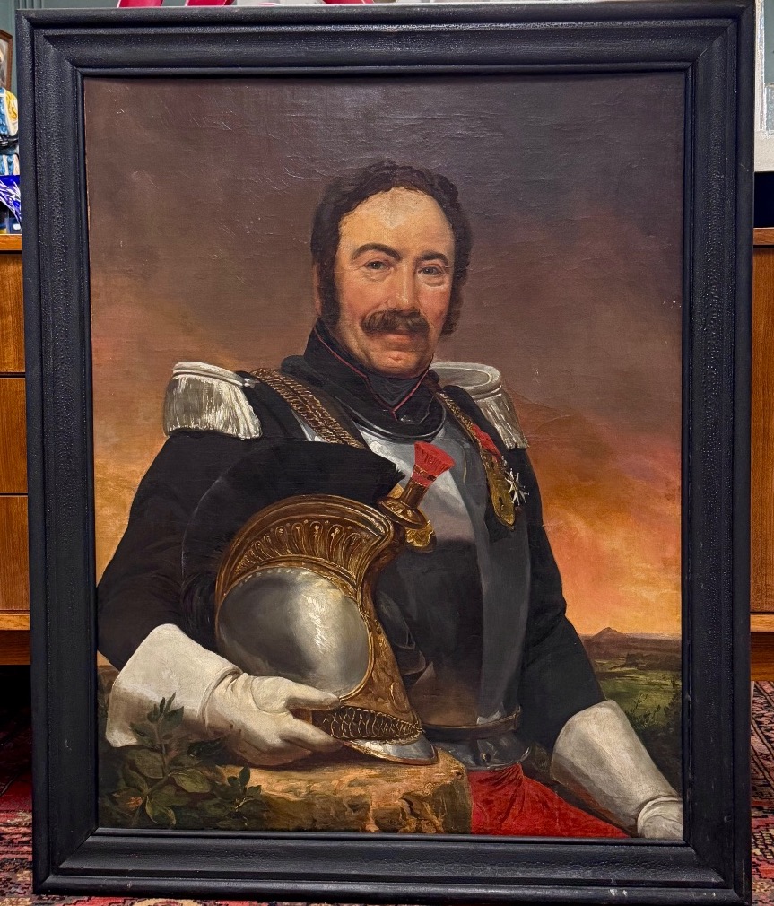 Militaire - portrait d’un officier cuirassier chevalier de la légion d’honneur vers 1840 -photo-4