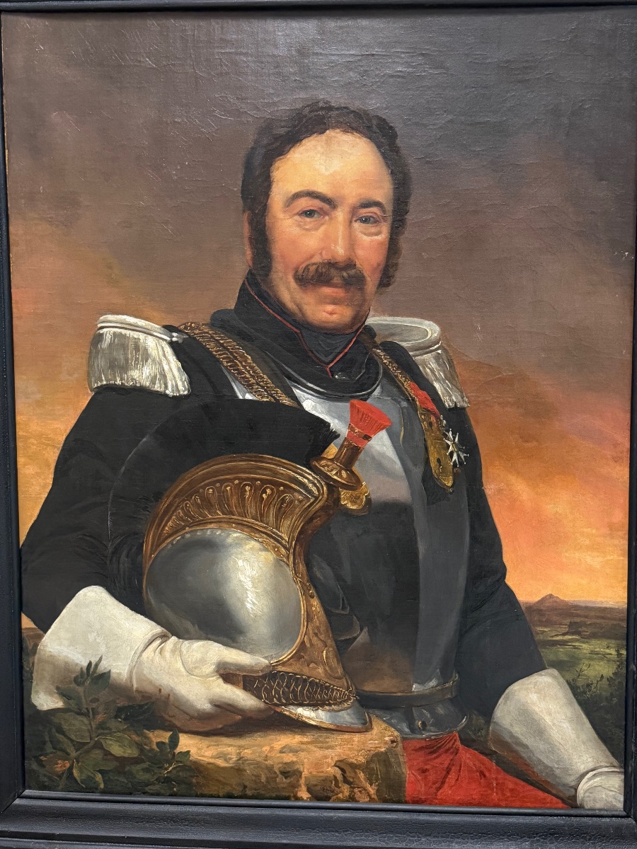 Militaire - portrait d’un officier cuirassier chevalier de la légion d’honneur vers 1840 -photo-1
