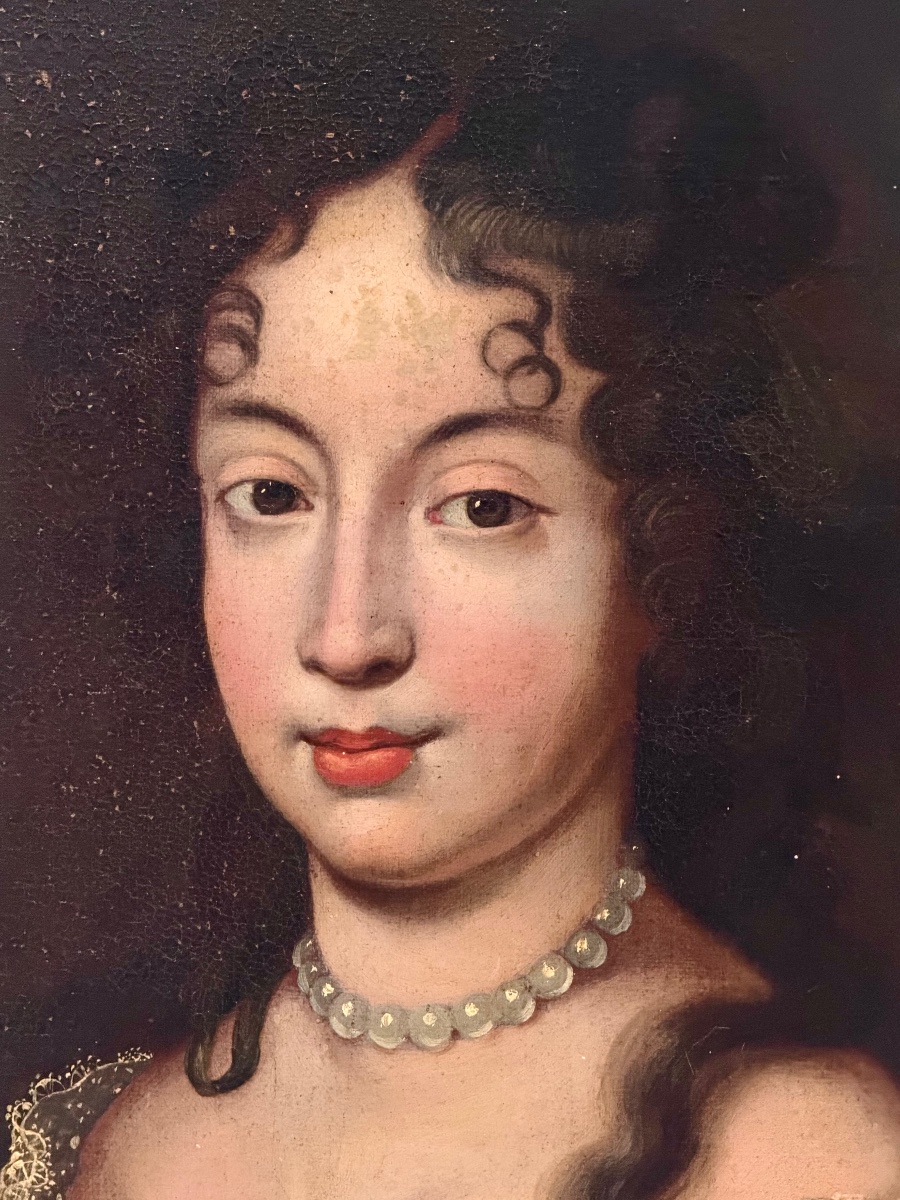 Portrait de Marie - Adélaïde de Savoie Duchesse de bourgogne dauphine de France (1685-1712)-photo-2