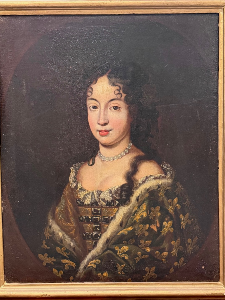Portrait de Marie - Adélaïde de Savoie Duchesse de bourgogne dauphine de France (1685-1712)-photo-3
