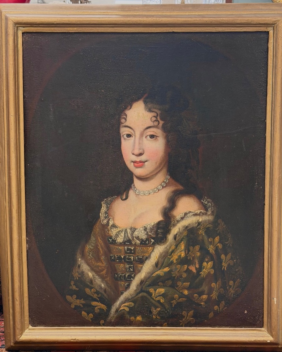 Portrait de Marie - Adélaïde de Savoie Duchesse de bourgogne dauphine de France (1685-1712)-photo-4