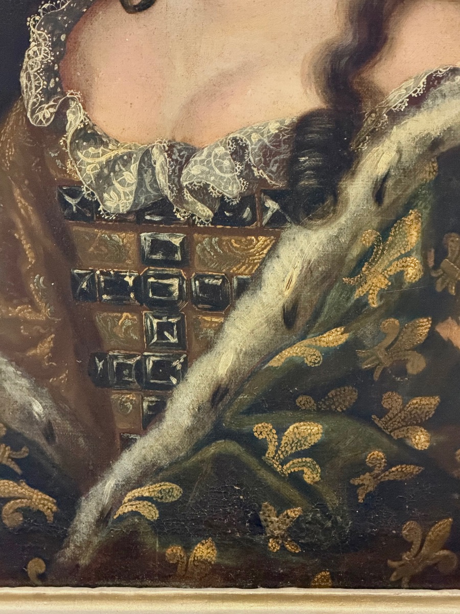 Portrait de Marie - Adélaïde de Savoie Duchesse de bourgogne dauphine de France (1685-1712)-photo-5