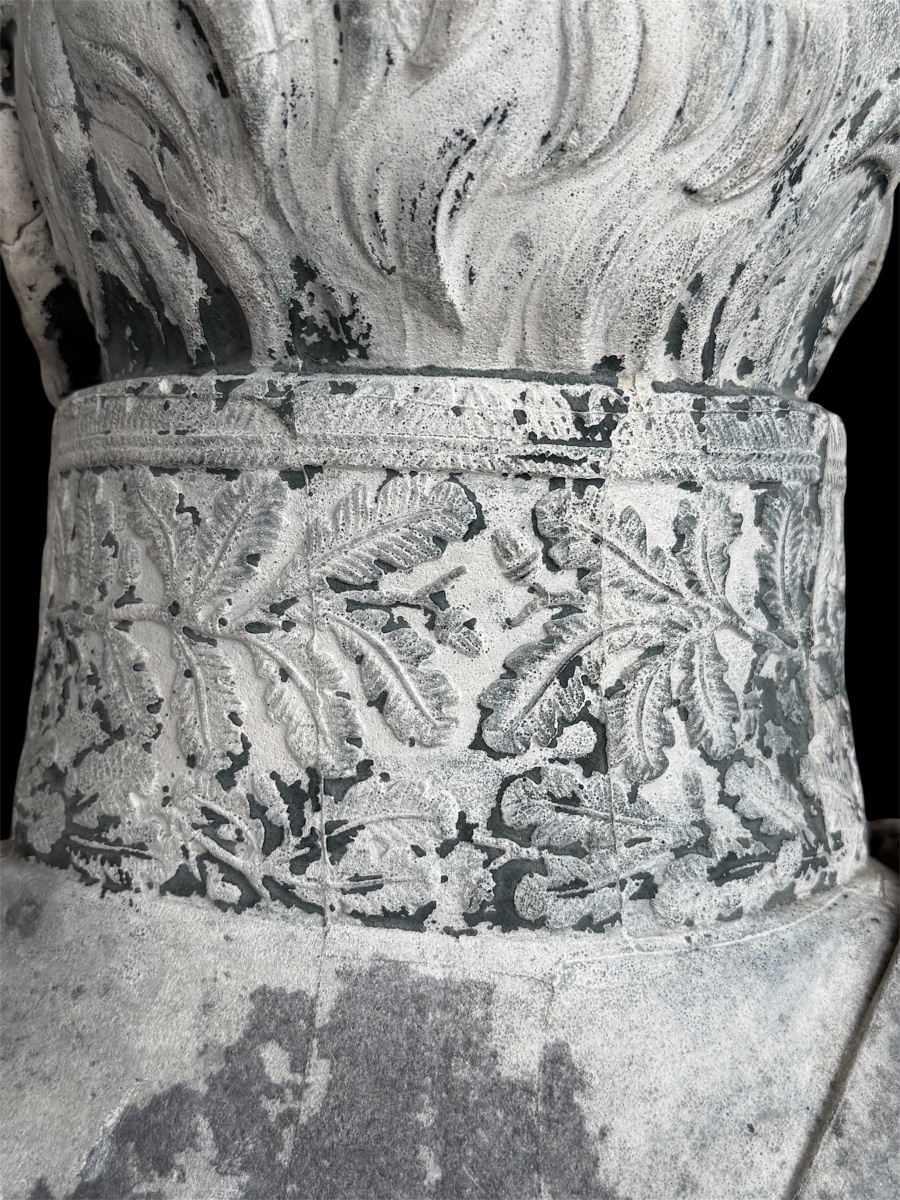 Important buste de Charles X sculpture en plâtre d’époque XIXème siècle- Roi de France -photo-4