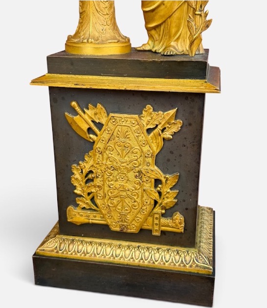 Paire de candélabres figuratifs empire « Mars et Athéna « attribué à Pierre Phillipe Thomire -photo-1