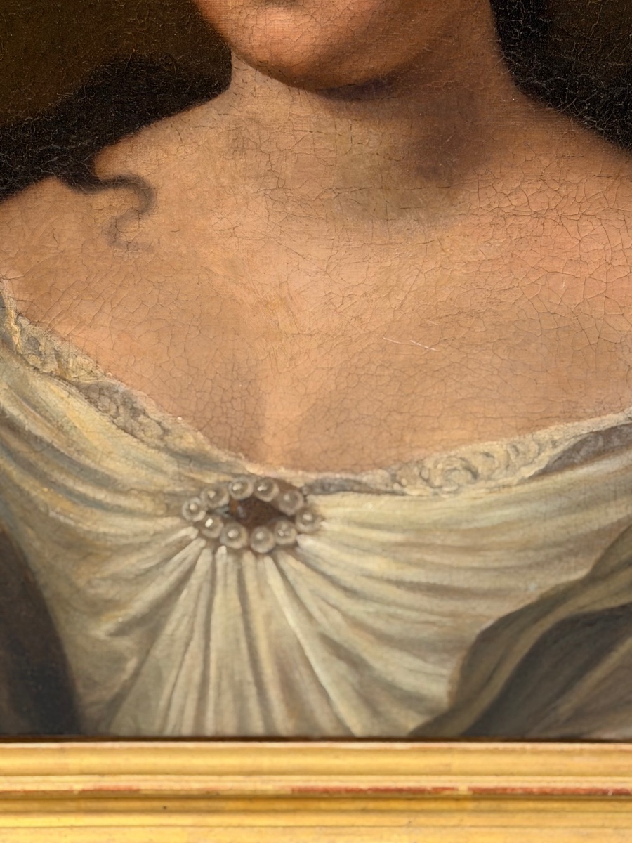 After Jacob Ferdinand Voet (1639–1689), Portrait Of A Woman, Oil On Canvas, 18th Century -photo-1