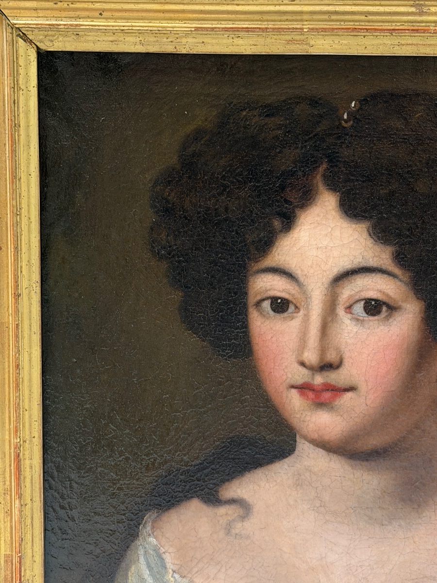After Jacob Ferdinand Voet (1639–1689), Portrait Of A Woman, Oil On Canvas, 18th Century -photo-5