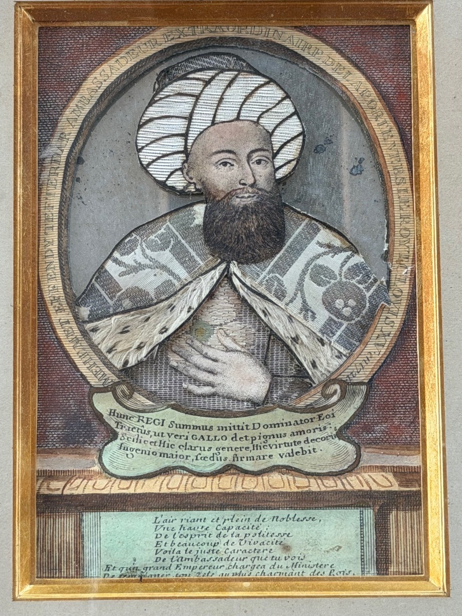 Gilles Edme Petit (1694–1760): Four Engravings Depicting Ottoman Ambassadors—portrait -photo-2