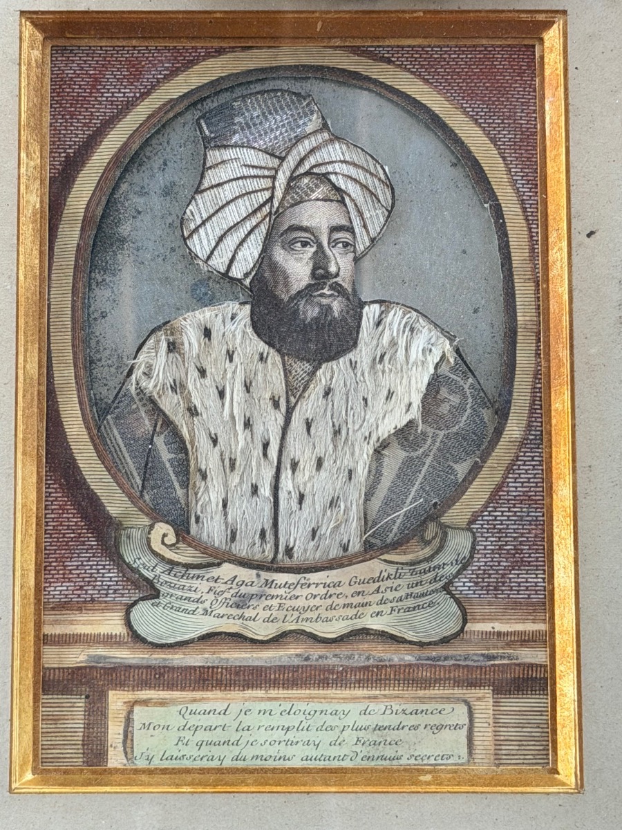 Gilles Edme Petit (1694–1760): Four Engravings Depicting Ottoman Ambassadors—portrait -photo-3