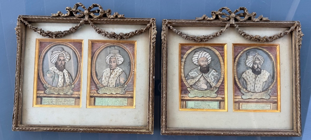 Gilles Edme Petit (1694–1760): Four Engravings Depicting Ottoman Ambassadors—portrait -photo-7