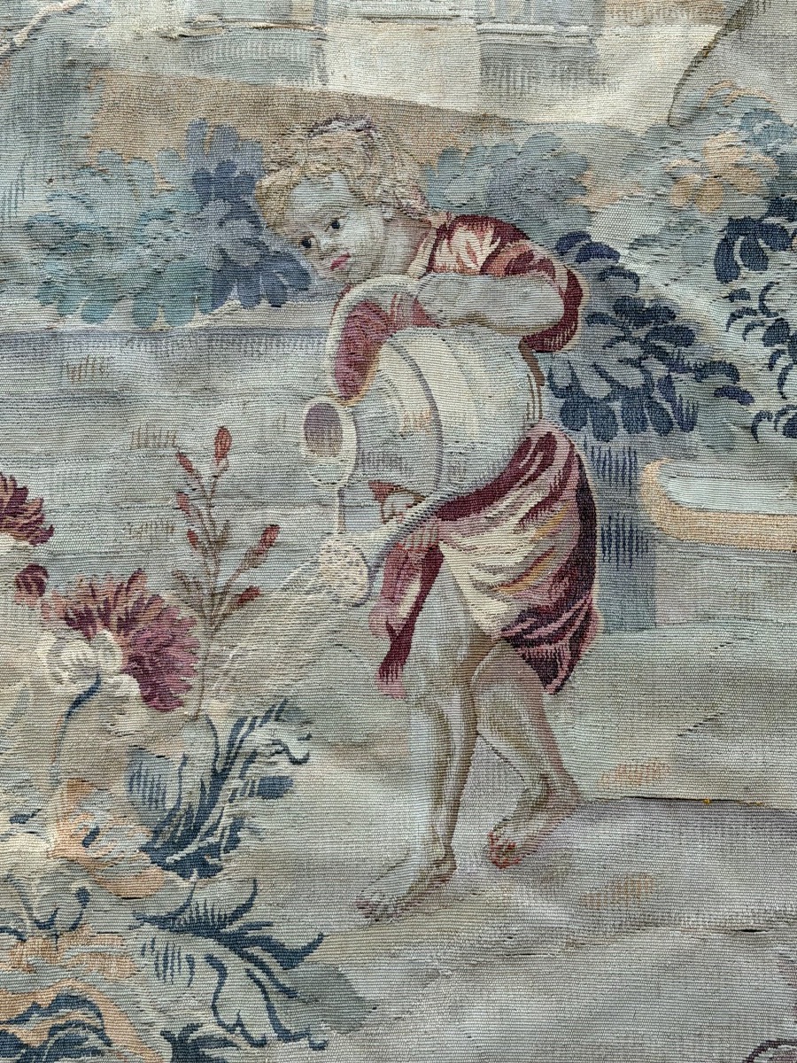 19th-century Tapestry From The Royal Aubusson Manufactory; H 195 X W 202 Cm