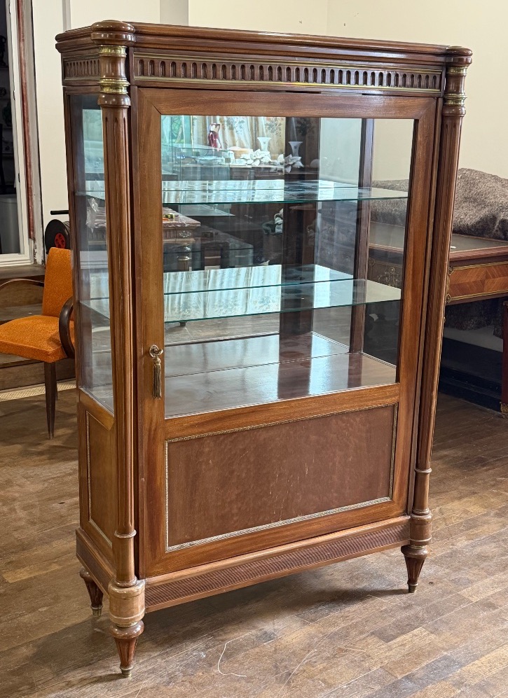 Sideboard—mahogany Display Cabinet In The Louis XVI Style, Circa 1900 