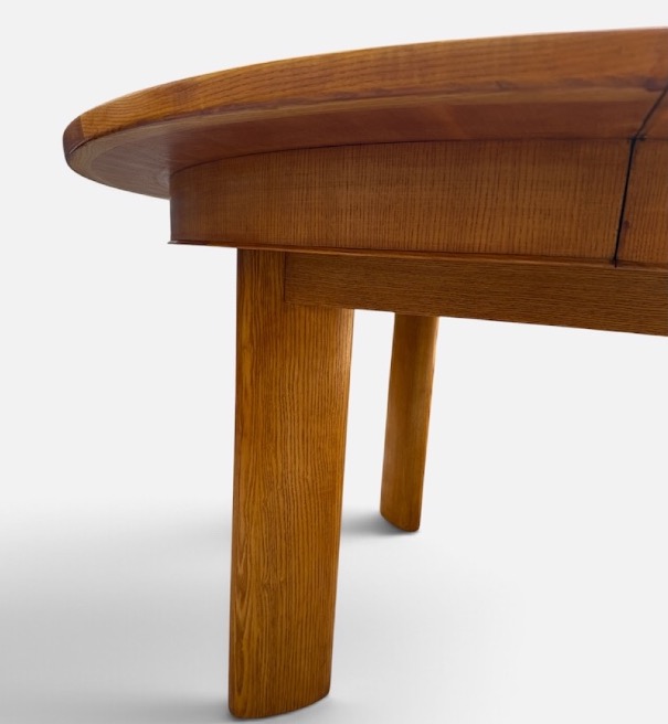 Large Dining Table From The 1940s And 1950s, 150 Cm In Diameter-photo-4