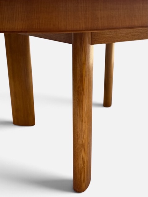 Large Dining Table From The 1940s And 1950s, 150 Cm In Diameter-photo-8