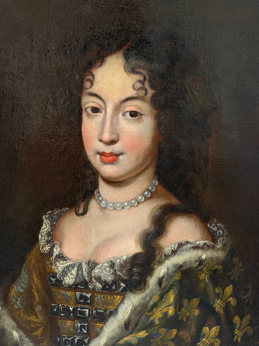 Portrait de Marie - Adélaïde de Savoie Duchesse de bourgogne dauphine de France (1685-1712)-photo-5