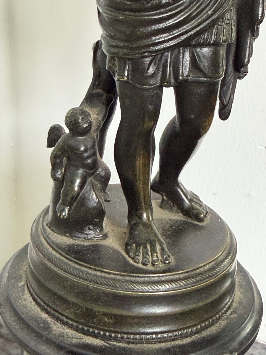 Empereur Auguste dit de Prima Porta bronze du grand tour Italie XIXème d’après l’antique -photo-6