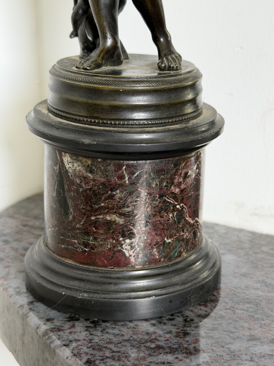Empereur Auguste dit de Prima Porta bronze du grand tour Italie XIXème d’après l’antique -photo-7