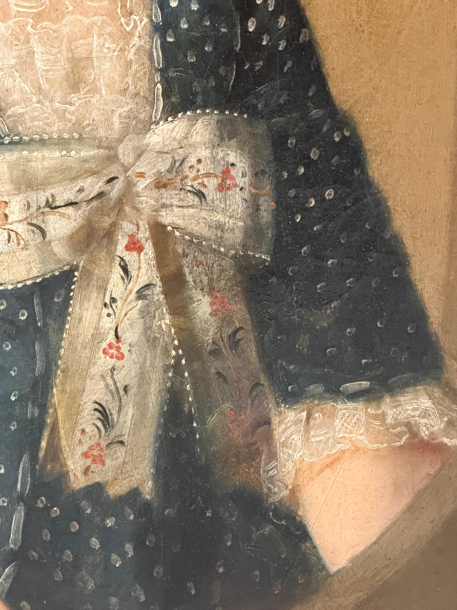 Portrait Of A Woman, 18th-century French School—oil On Canvas -photo-5