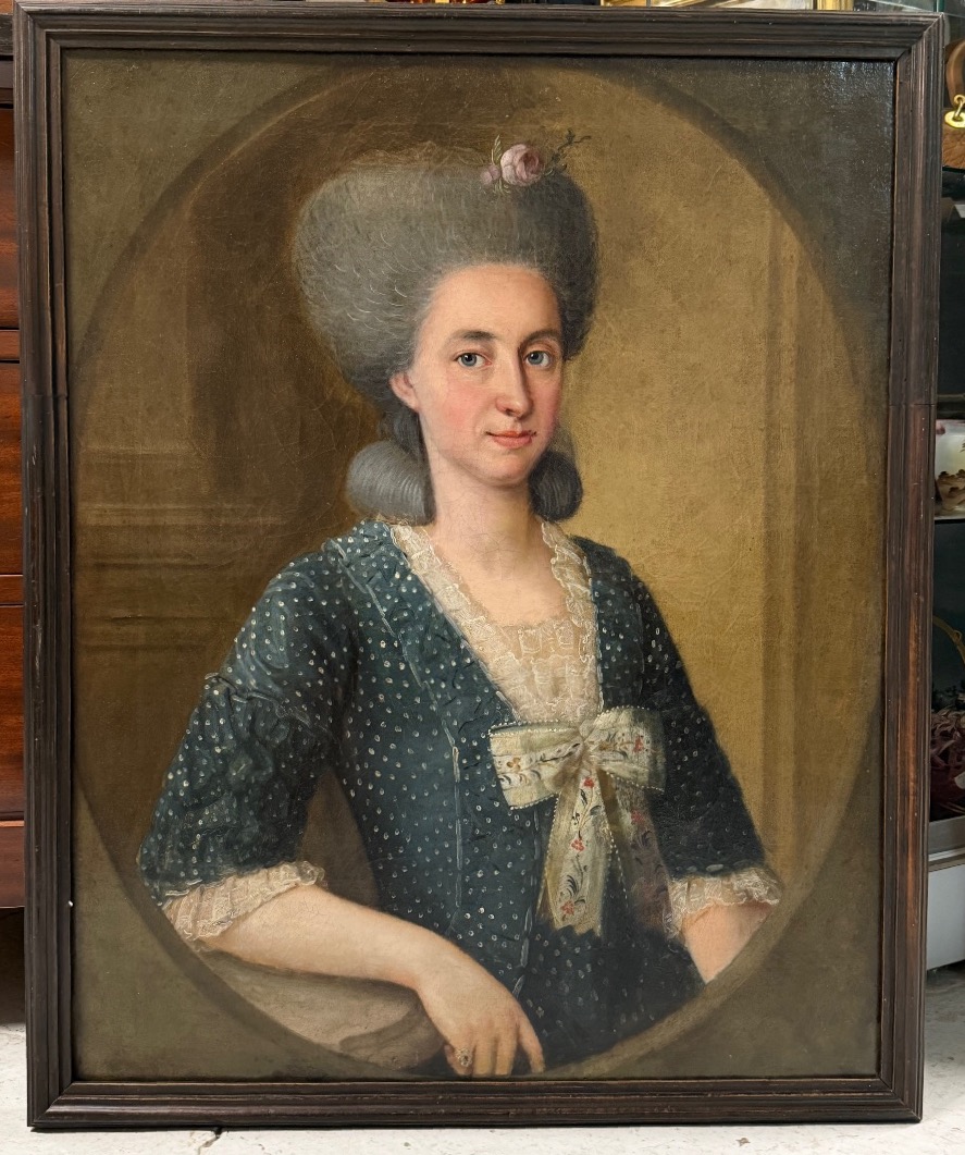 Portrait Of A Woman, 18th-century French School—oil On Canvas 