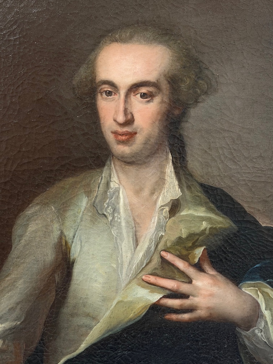 18th-century French School Portrait Of Louis Honoré Lejeans—member Of The 1789 National Assembly -photo-3