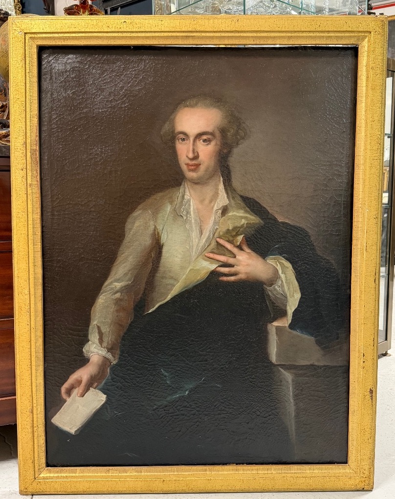 18th-century French School Portrait Of Louis Honoré Lejeans—member Of The 1789 National Assembly 