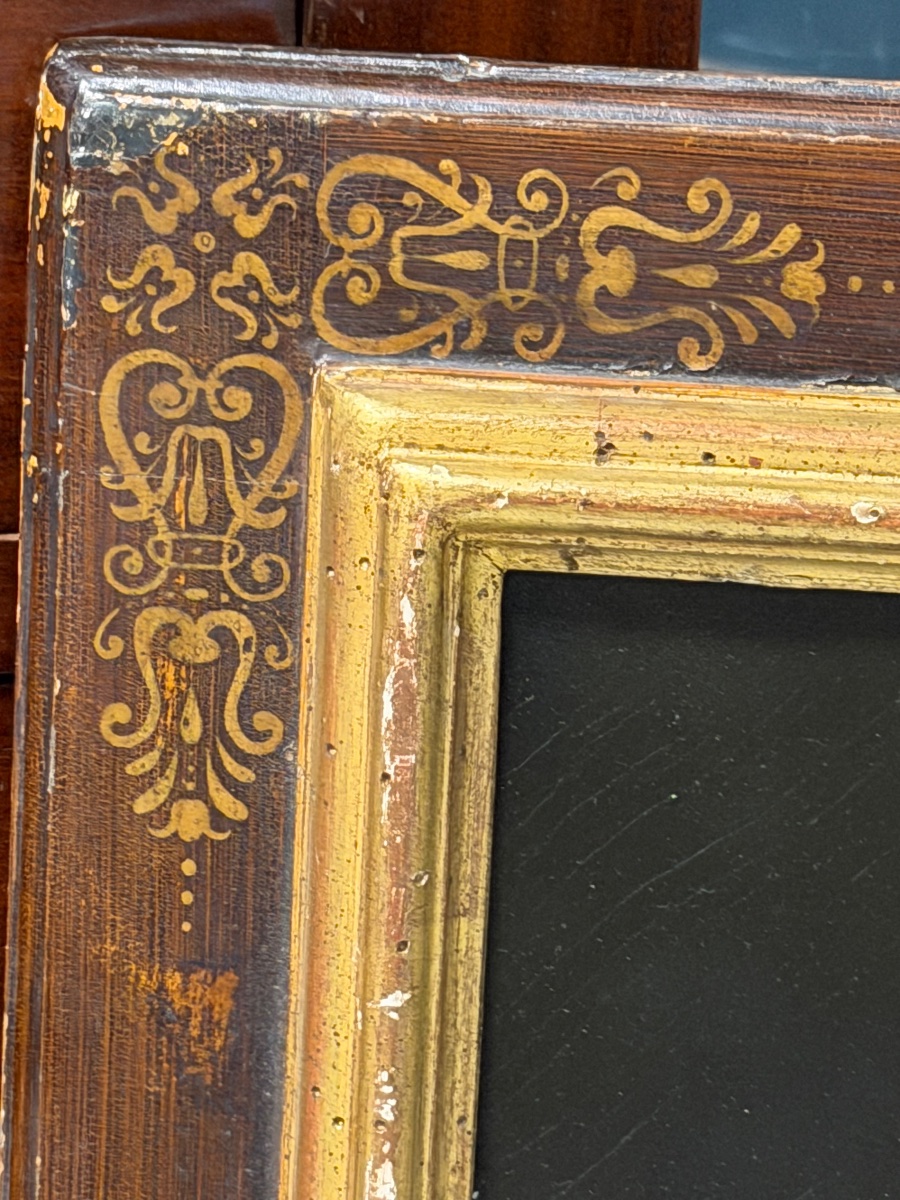 Portrait d’homme école Française du début du XIXème siècle suiveur d’Ingres empire restauration-photo-3