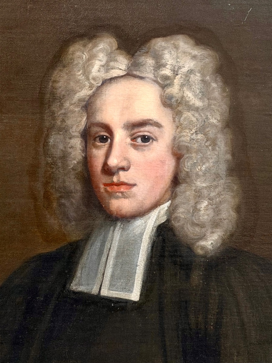 Godfrey KNELLER (1646-1723), attribué à  Portrait présumé du révérend J Frankland of Thirkleby-photo-4
